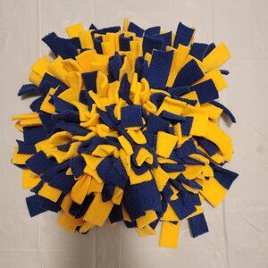Snuffle Mat for Dogs/Puppies – Yellow / Blue